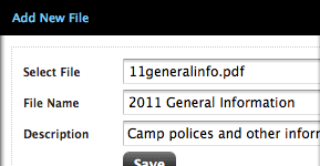 Upload a PDF or other file to a page through Typewriter